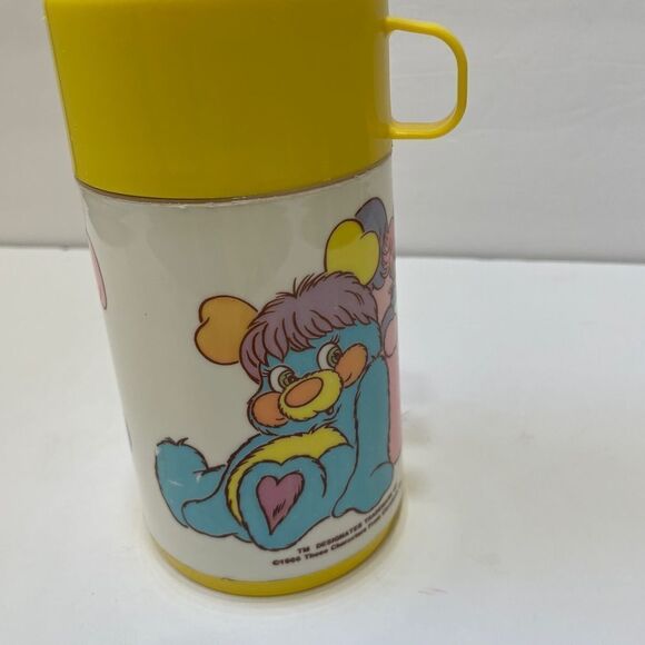 VINTAGE 1986 POPPLES PLASTIC LUNCH BOX WITH THERMOS - Picture 8 of 15
